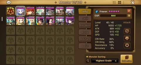 9 LD Nat 5 | Nephys, Gianna, Destiny, Han | Most RGB Nat 5 - Summoners War account screenshot 1