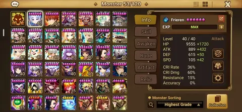 9 LD Nat 5 | Nephys, Gianna, Destiny, Han | Most RGB Nat 5 - Summoners War account screenshot 2