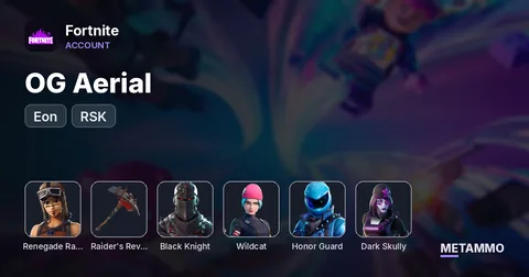 352 OG Renegade + OG Aerial + OG Raiders + Black Knight + Wildcat + Honor Guard + Eon + Dark Skully + RSK