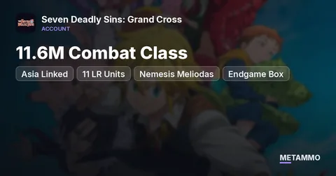 Asia Linked | 11.6M Combat Class | 11 LR Units+ | Nemesis Meliodas | Endgame Box