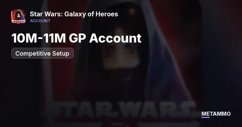 10M-11M GP Account | Competitive Setup