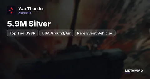 Top Tier USSR + USA Ground/Air | 5.9M Silver | Rare Event Vehicles
