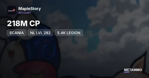 SCANIA | 218M CP | NL LVL 282 | 5.4K LEGION