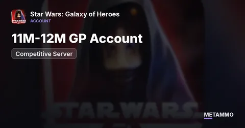 11M-12M GP Account | Competitive Server