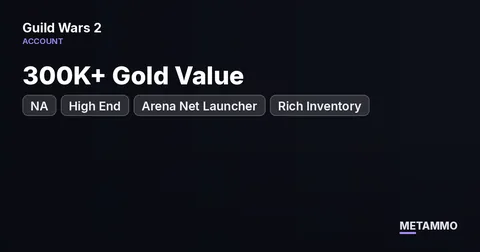 NA | High End | 300K+ Gold Value | Arena Net Launcher | Rich Inventory