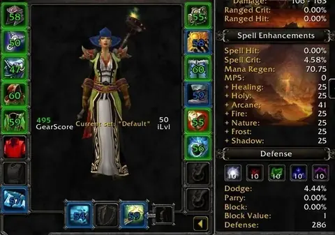 Firemaw - Human Mage 60◈854 GS◈ZG Gear◈Herb/Mining - World of Warcraft: Classic account screenshot 2