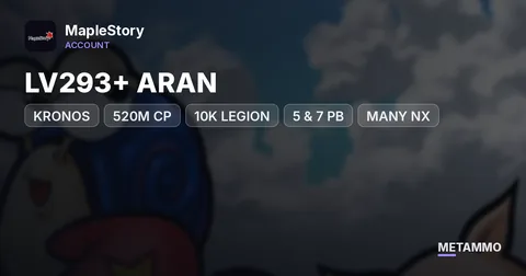 KRONOS | LV293+ ARAN | 520M CP |10K LEGION | 5 & 7 PB | MANY NX