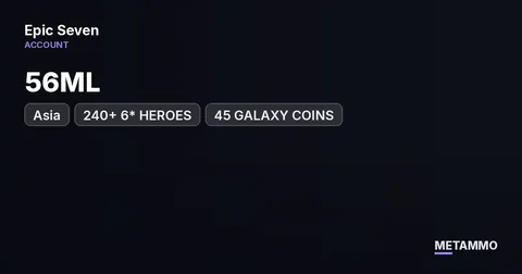 ASIA, 56ML, 240+ 6* HEROES, 45 GALAXY COINS, WELL BUILT ROSTER