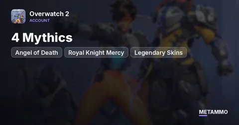 Angel of Death/ Royal Knight Mercy | 4 Mythics | Legendary Skins