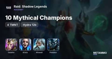 10 Mythical Champions | Galathir Krixia | 4 TMNT, Titus Wixwell, Predator | Hydra 12b