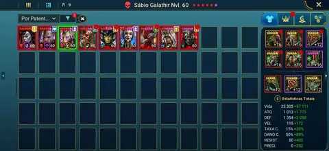 10 Mythical Champions | Galathir Krixia | 4 TMNT, Titus Wixwell, Predator | Hydra 12b - Raid: Shadow Legends account screenshot 2