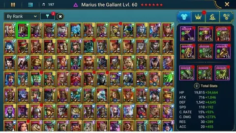 22M POWER|15 MYTHICALS|NAIS|KOMIDUS|THEODOSIA|NELL|LAZARIUS|DONATELLO|LADY MIKAGE|LEONARDO|MITHRALA|ALAZ|KUROSA|KARNAGE|TARAS - Raid: Shadow Legends account screenshot 2