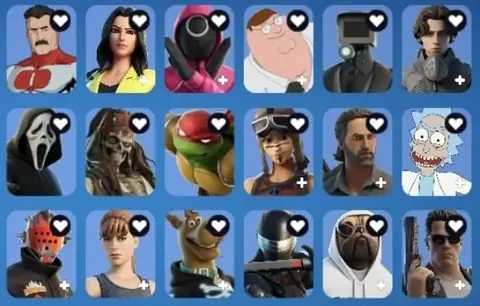590 Skins | Snake Eyes | Aloy | MrBeast | Uncharted | Kylo Ren | Master Chief | Ariana Grande - Fortnite account screenshot 3