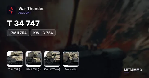 T 34 747 (r), KW II 754 (r), KW I C 756 (r), Brummbär