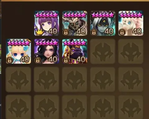 Asia 7LD Light Fern | Lucifer Lora Combo - Summoners War account screenshot 1
