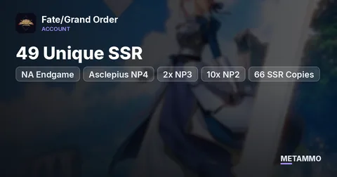 NA Endgame | 49 Unique SSR | Asclepius NP4 | 2x NP3 | 10x NP2 | 66 SSR Copies