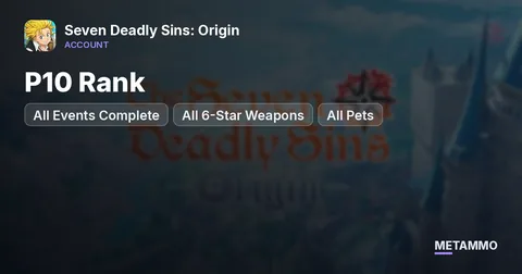 P10 Rank | All Events Complete | All 6-Star Weapons | All Pets