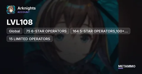 GLOBAL, LVL108 | 75 6-STAR OPERATORS | 164 5-STAR OPERATORS,100+ SKINS | 15 LIMITED OPERATORS