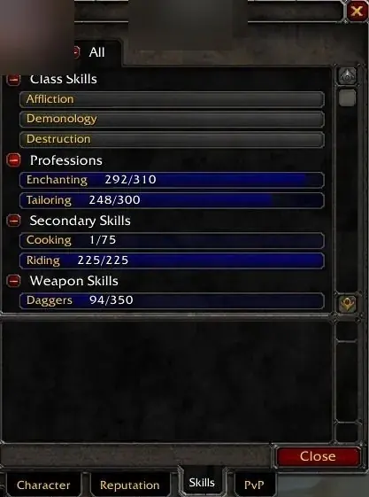 Dreamscythe - Blood Elf Warlock 70 ■ 1327 GS ■ Kara Attuned ■ Enchanting 350+ ■ Tailoring 350+ - World of Warcraft: Classic account screenshot 1