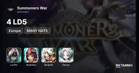 / EU / 4LD5 / LUCIFER, NEPTHYS, BERGHILD, ELENOA / MANY NAT5 /