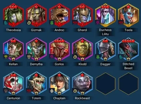 / 3Mythics / KOMIDUS + 5 TURTLES, Gnut, Arbiter, Wixwell / Nice Champs - Raid: Shadow Legends account screenshot 3