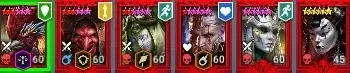 7Mythics / THEODOSIA, Komidus, Arbais + 5 TURTLES / Niamhe, Noldua, PREDATOR / - Raid: Shadow Legends account screenshot 3