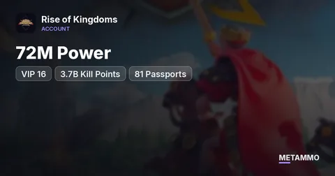 72M Power | VIP 16 | 3.7B Kill Points | 81 Passports