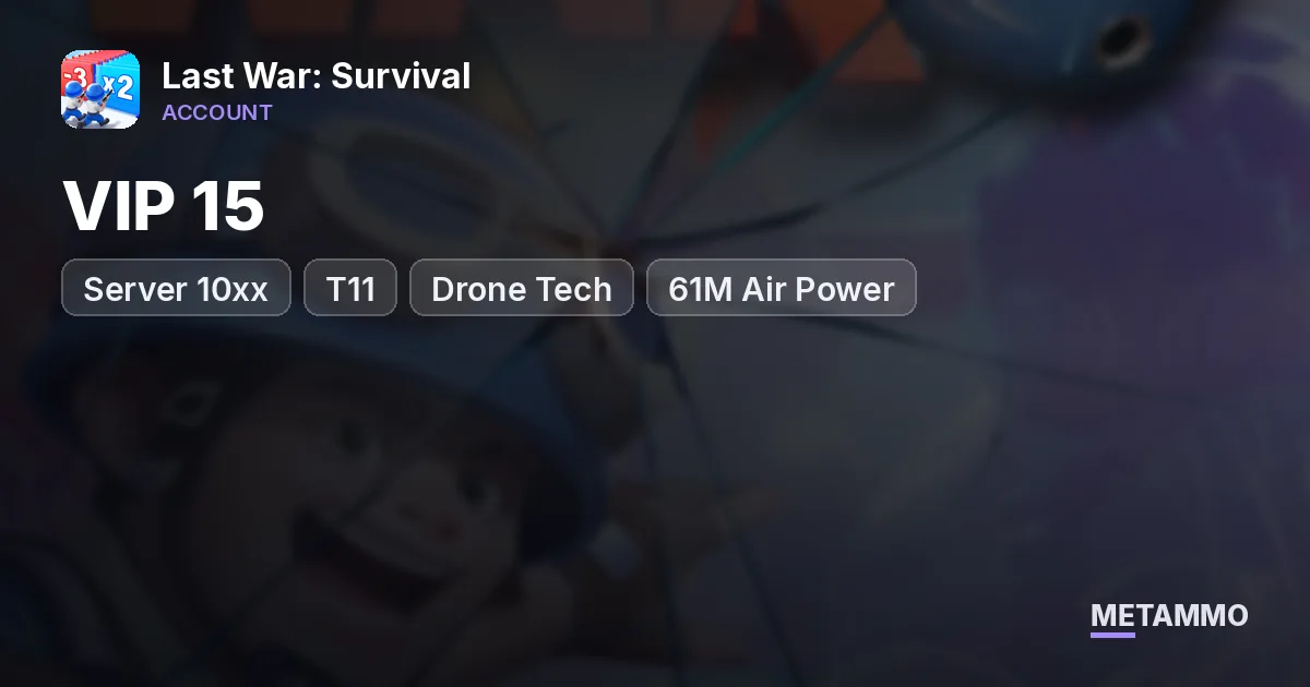 Server 10xx | VIP 15 | T11 | Drone Tech | 61M Air Power