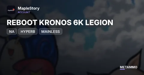 NA REBOOT KRONOS 6K LEGION | HYPERB  |MAINLESS | OG MAIL