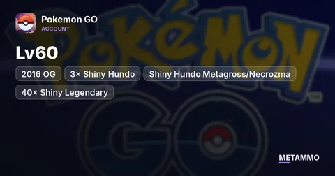 Lv60 | 2016 OG | 3× Shiny Hundo | Shiny Hundo Metagross/Necrozma | 40× Shiny Legendary