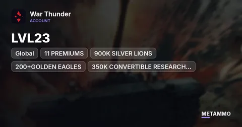 GLOBAL, LVL23, 11 PREMIUMS, 900K SILVER LIONS, 200+GOLDEN EAGLES, 350K CONVERTIBLE RESEARCH POINTS