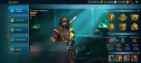 4 Mythical | 42K Gems | 184M Silver | 18K Energy - Raid: Shadow Legends account screenshot 1