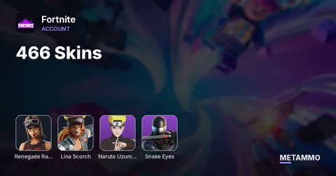 466 Skins | Renegade Raider | Naruto Uzumaki | Lina Scorch | Snake Eyes