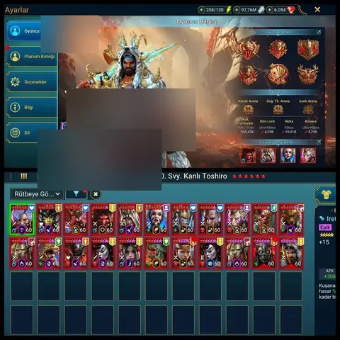 49M Power | 26 Mythics | 501 Legendaries | Max Speed 491 - Raid: Shadow Legends account screenshot 1