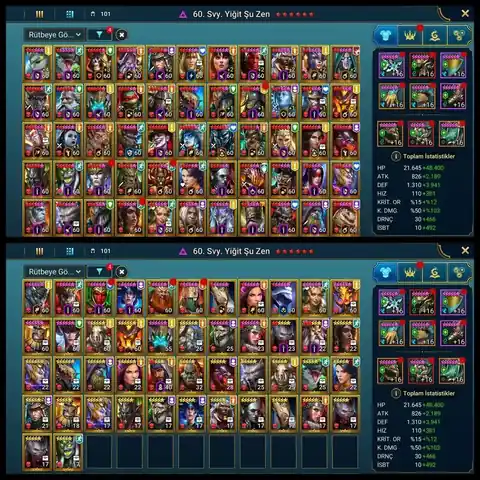 49M Power | 26 Mythics | 501 Legendaries | Max Speed 491 - Raid: Shadow Legends account screenshot 3