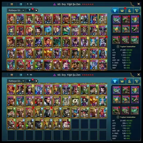 49M Power | 26 Mythics | 501 Legendaries | Max Speed 491 - Raid: Shadow Legends account screenshot 4