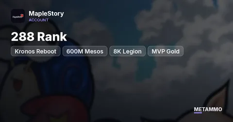 Kronos Reboot | 288 Rank | 600M Mesos | 8K Legion | MVP Gold