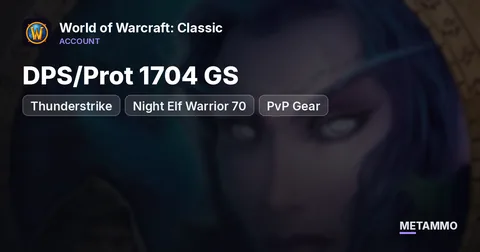 Thunderstrike - Night Elf Warrior 70 ■ DPS/Prot 1704 GS ■ PvP Gear