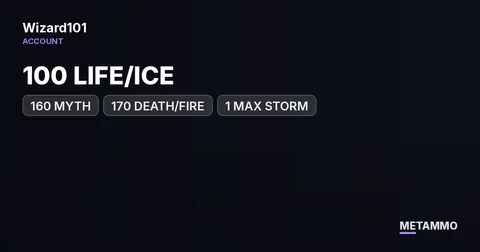 OG MAIL | 100 LIFE/ICE | 160 MYTH | 170 DEATH/FIRE | 1 MAX STORM