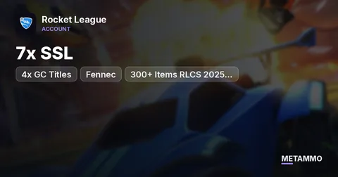 7x SSL | 4x GC Titles | Fennec | 300+ Items RLCS 2025 contender status