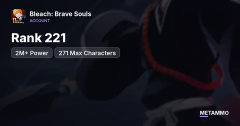Rank 221 | 2M+ Power | 271 Max Characters