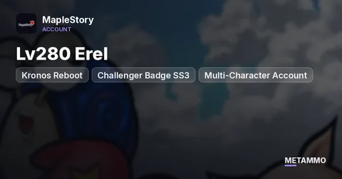 Kronos Reboot | Lv280 Erel | Challenger Badge SS3 | Multi-Character Account