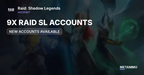 9X RAID SL ACCOUNTS | NEW ACCOUNTS AVAILABLE