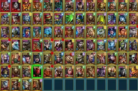 3 Mythics - Embrys, Mikage, Anaxia | 4 Turtles + Marichka + Michinaki | 8M Power | Arbiter & Hilvi - Raid: Shadow Legends account screenshot 1