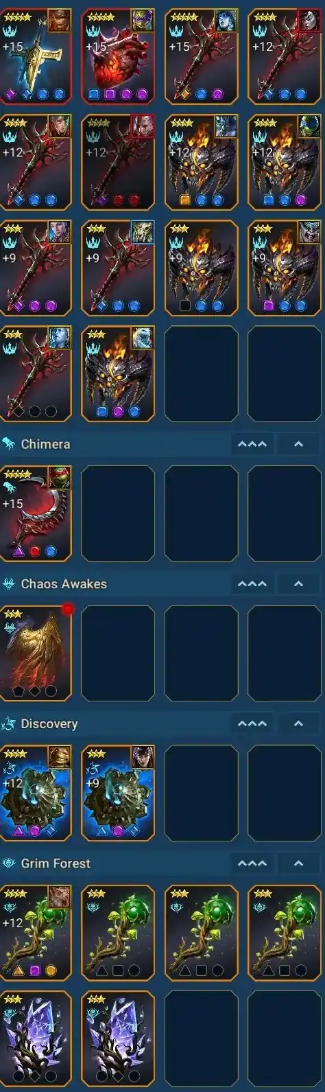3 Mythics - Embrys, Mikage, Anaxia | 4 Turtles + Marichka + Michinaki | 8M Power | Arbiter & Hilvi - Raid: Shadow Legends account screenshot 2