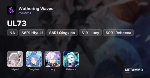 NA UL73 | S6R1 Hiyuki + S6R1 Qingxiao | S1R1 Lucy | S0R1 Rebecca | All x2 Top Up Available