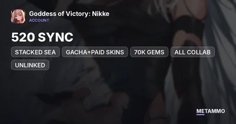 STACKED SEA | 520 SYNC | GACHA+PAID SKINS | 70K GEMS | ALL COLLAB | UNLINKED