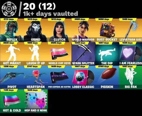 487 Skins | OG STW | The Reaper | Elite Agent | IKONIK | Glow | Eon | Leviathan Axe | Take The L - Fortnite account screenshot 4