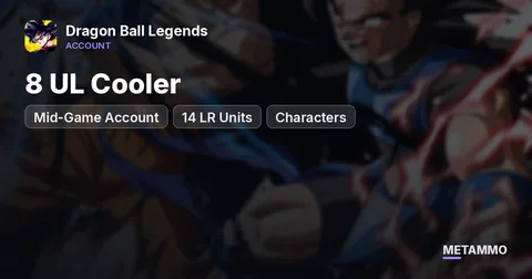 Mid-Game Account | 14 LR Units | 8 UL Cooler | Characters