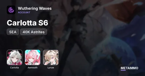 SEA 16 | Carlotta S6 | Aemeath, Lynae | 40K Astrites